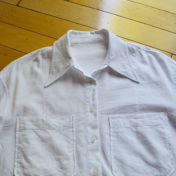 Designer White Shirt Blouse Size XS - Picture 2 of 10